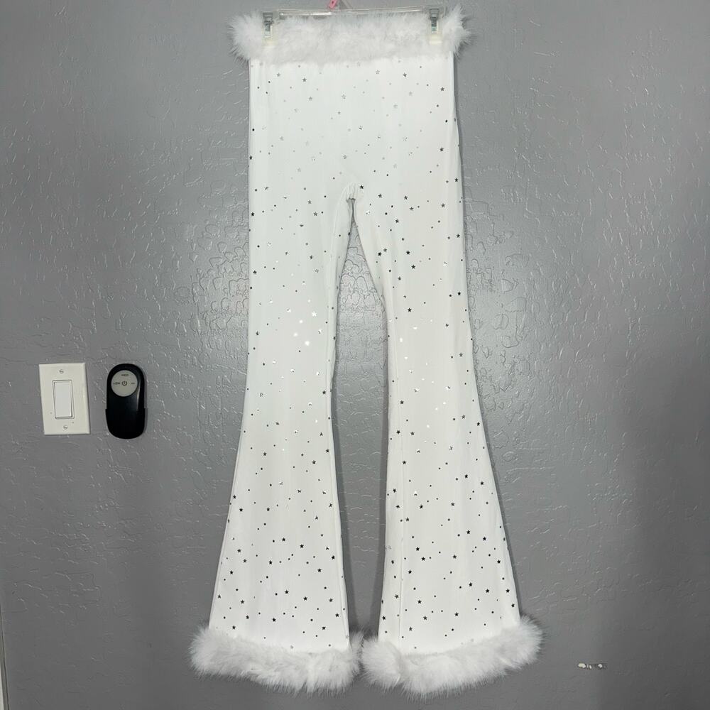 IHeart Raves Skybound Pants, White, XS
